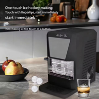 Machine à glaçons sphériques transparentes compacte de bureau commerciale 40 pièces/jour pour des boules de glace rondes à fonte lente pour un usage domestique