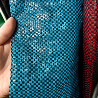 Kain Penutup Tanah Anti Gulma Warna Biru Hitam dari Bahan PP Woven untuk Pertanian, Kebun, dan Pembibitan
