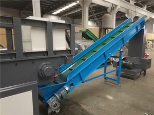 Plastik tek şaftlı parçalayıcı konveyör Kırıcı + Silo palet parçalayıcı - Product Image 5