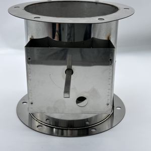 स्टेनलेस स्टील एयर डस्टिंग राउंड वॉल्यूम कंट्रोल डैम्पर - Product Image 5