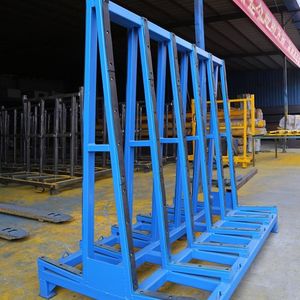 متعددة الاستخدام مستودع زجاج خشبي ورقة موقف تخزين رف النقل - Product Image 4