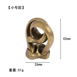 Hợp kim kim loại Mini 3D mở khóa lồng vào nhau trò chơi Tâm-cầm tay não trêu ghẹo Câu Đố giáo dục Quà Tặng Ghép hình câu đố - Product Image 5