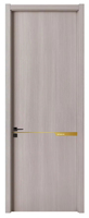 Porte intérieure moderne en panneau mélaminé de qualité supérieure, résistante à l'humidité, ignifuge, étanche, style pousser-tirer, pour bureau et maison