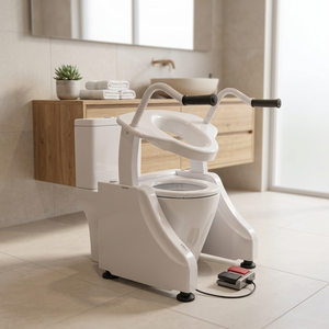 Sollevatore Elettrico Sicuro per WC <span class=keywords><strong>con</strong></span> Ammortizzazione e Protezione da Sovraccarico per Persone <span class=keywords><strong>con</strong></span> Mobilità Ridotta - Product Image 6