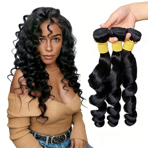 Cabello humano vietnamita crudo al por mayor, ondas sueltas, 100% sin procesar, paquetes de cabello humano, sin enredos ni caída. - Product Image 1