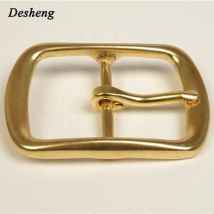 Fabricants en gros allergie à aiguille en laiton boucle 40mm en laiton porter boucle de ceinture en cuivre pur solide BRICOLAGE boucle de ceinture tête - Product Image 6