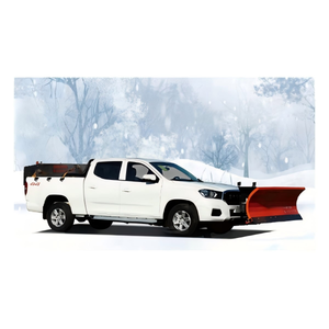 <b>Snow</b> Removal Truck Road <b>Sweeper</b> <b>Snow</b> Plow Truck with Roller Brush <b>snow</b> plow for pickup truck support OEM customize chassis - Product Image 3