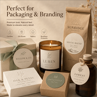 Étiquettes en papier texturé personnalisées, autocollants avec logo en relief, étiquettes adhésives de qualité supérieure pour bougies, boîtes cadeaux, emballages OEM