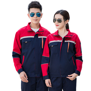 Combinaison de travail Polyester coton vêtements de travail personnalisés hommes et femmes vêtements de travail vêtements de sécurité industrielle - Product Image 1