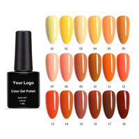 Usine en gros 120 couleurs Vegan UV Gel vernis à ongles Kit 15ML marque privée vernis à ongles ensemble pour salon de manucure