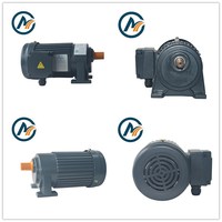 Moteur à engrenages asynchrone électrique à pôles ombragés triphasé avec frein CH-0.4KW IP44 400W 600 tr/min pour montage sur panneau