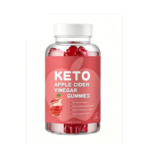 Gummies de vinaigre de cidre de pomme bio, vitamines, sans sucre, probiotiques, saveur orange sanguine - Product Image 1
