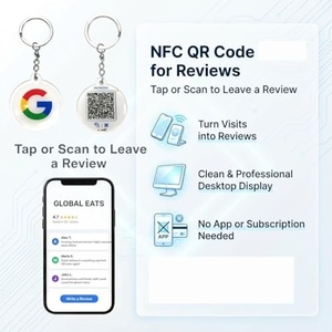 Llavero NFC con Logotipo Personalizado de 13.56mhz, Llavero Inteligente NFC con Etiqueta Epoxi para Instagram - Product Image 4