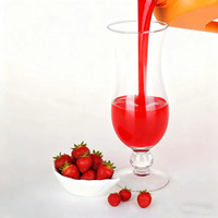 U-pick Fraise Jus De Fruits Concentré Sirop 1.9L pour Bubble Milk Boba Ice Smoothie Tea 12 Mois Durée De Conservation