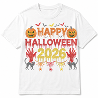 Transfert thermocollant de strass pour Halloween 2026 – Applique brillante pour la décoration de vêtements de mode