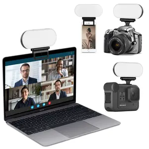 [Giet] Ovale Hot Selling Video Conferentie Verlichting Kit Webcam Remote Werken Zoom Gesprekken Live Streaming Laptop Tablet Verlichting