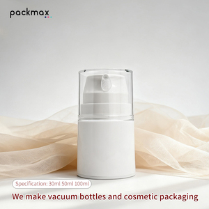 PP Airless Pump <b>Bottles</b> 30/50/100ml – Empty Refillable Containers for Eye Cream & Lotion - Product Image 2