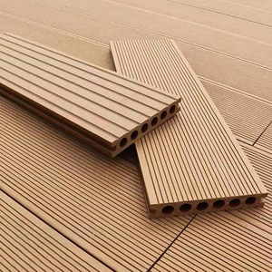 ตัวอย่างฟรี ไม้เทียมคอมโพสิตสำหรับพื้นระเบียงภายนอก ทำจากไม้สักเปรู รุ่นขอบเรียบ ร่องลึกขั้นสูง - Product Image 4
