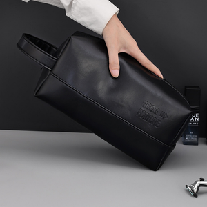 トラベルコスメバッグ トイレタリーポーチ メイクポーチ 防水PUレザー メンズ用トラベルポーチ - Product Image 6