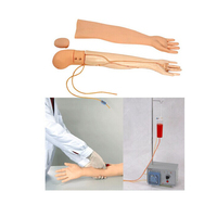 Simulador de Brazo Médico Profesional HS3S, Modelo de Venopunción Completamente Funcional con Bomba de Circulación, para Prácticas Clínicas en Laboratorio, PVC