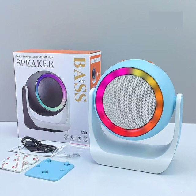 Heavy Bass Subwoofer Speaker for High Power Wall Mount Stereo RGB LED Outdoor Car Home Commercial Portable Audio Player