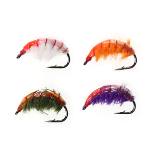 Vente en gros de nymphes tchèques en vrac Scud Mouches à ver avec hameçon barbelé <span class=keywords><strong>Pêche</strong></span> à la truite Appât à la mouche - Product Image 3