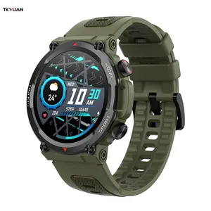 TKYUAN Rugge Smartwatch 1,39 Polegada Redonda Mens Esporte Moda Ip67 À Prova D' Água Bt Calling Reloj Inteligente Relógio Inteligente