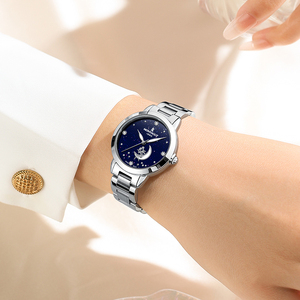 Montagut MTJ-9614 <span class=keywords><strong>Montre</strong></span> pour <span class=keywords><strong>femme</strong></span> 32,5 mm en acier inoxydable, <span class=keywords><strong>montre</strong></span>-bracelet à quartz analogique avec résistance à l'eau de 30 m - Product Image 3
