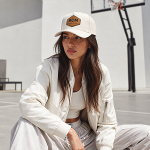 Casquette de golf en cuir avec emblème, 5 panneaux, personnalisable, haute qualité, faible MOQ, boucle métallique, séchage rapide, respirante, durable, unisexe - Product Image 5