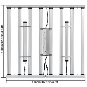 LED Spider Phát Triển Ánh Sáng Quang Phổ Đầy Đủ 650W 720W Nhôm Không Thấm Nước Cho Nhà Kính Với Thay Đổi Độ Sáng Chức Năng Và UV + IR Ban Nhạc - Product Image 1