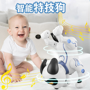 Intelligente programmazione Stunt Dog intelligente Robot Headstand danza bionico telecomando RC Robot cane per bambini - Product Image 2