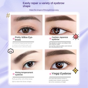 Rasoio Elettrico Portatile Ricaricabile in Acciaio Inox <span class=keywords><strong>per</strong></span> <span class=keywords><strong>Sopracciglia</strong></span> con Penna, Nuovo Prodotto - Product Image 4