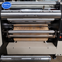 Machine de laminage thermique rouleau à rouleau, laminateur thermique plastique haute vitesse pour lamination de rouleaux d'étiquettes et de papier adhésif