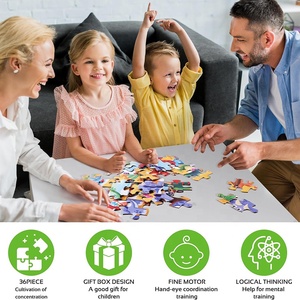 Chấp Nhận Tùy Chỉnh Cầu Vồng Giấy Các Tông Não Trò Chơi Ghép Hình Câu Đố Cầu Vồng Hộp Cho Trẻ Em - Product Image 6