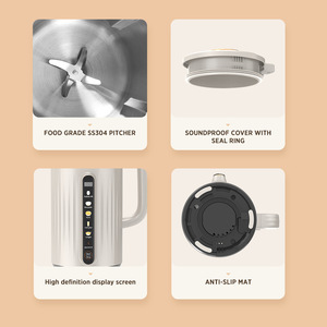 Mini High Speed Blender 0.9-1.2L Fully Automatic Multi Functional Soy Milk Maker Insulated No Washing Required - Product Image 4