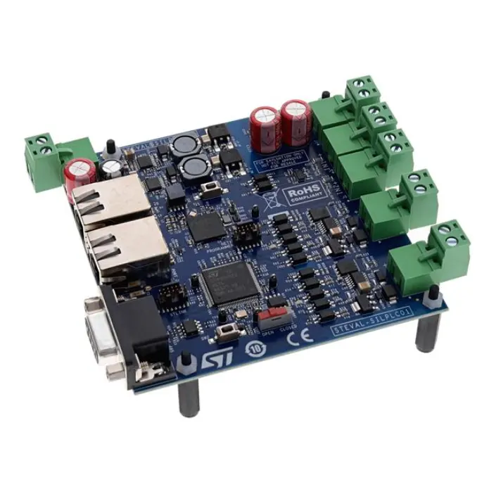 STEVAL-SILPLC01 STEVAL-PLC001V1 SAFETY-READY INDUSTRIAL PLC EVAL pic microcontroller development board trainer kit module