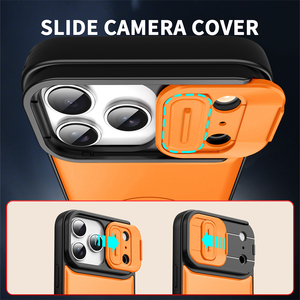 เคสโทรศัพท์แบบมีขาตั้งกล้อง Armor Push-pull สำหรับ iPhone 17 16 15 14 Pro Max ป้องกันการกระแทก พร้อมวงแหวนและฝาหลัง - Product Image 5