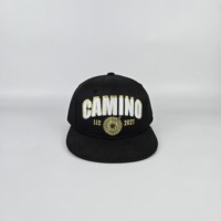 Casquette 5 panneaux avec logo brodé personnalisé, imperméable, trou découpé au laser
