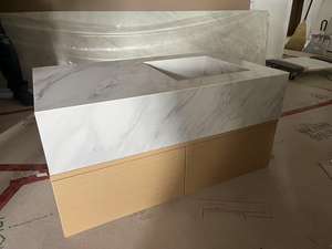 לוחות קיר 3d לוחות גדולים לוחות מלאכותיים קוורץ מלאכותי אבן קוורץ ארונות קיר משטח מוצק אריחים משטח משטח העליון אי מודרני - Product Image 6