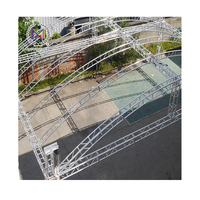 Système de treillis événementiel en alliage d'aluminium, treillis pliable avec certificat TUV pour connecteur de treillis de scène et arche de toit à goujon/vis