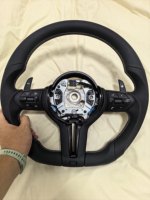 Volant de direction en cuir pour BMW M Performance F30 F10 F32 F20 F15 F25 E70 E71 E72 E90 E92 M3 M5 M6, accessoires de voiture
