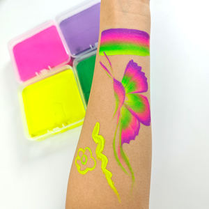 <span class=keywords><strong>Peinture</strong></span> pour le <span class=keywords><strong>visage</strong></span> et le corps LINK Organic Neon UV Glow Safe Festival, naturelle à base d'eau végétale, <span class=keywords><strong>peinture</strong></span> colorée personnalisée, 135g - Product Image 5