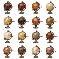 Spille Personalizzate in Smalto Duro, Distintivo da Bavero a Forma di Globo Antico, Spilla Vintage con Mappa del Mondo per Regalo da Viaggiatore - Produttore
