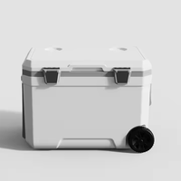 Glacière isotherme portable pour pêche, pique-nique, barbecue, camping, extérieur, étanche, avec fonction congélateur et maintien au frais