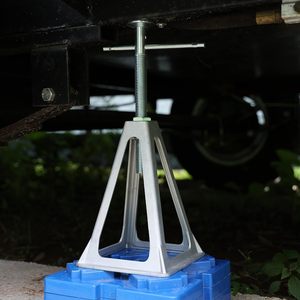 Cric de nivellement pour camping-car en alliage d'aluminium avec tige en acier inoxydable, cric manuel pour camping-car et caravanes - Product Image 3