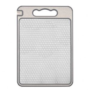 เขียงสแตนเลสพร้อมที่ลับมีดและที่ขูดเครื่องเทศ 4-in-1 เขียงครัวสองด้าน - Product Image 3