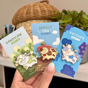 Pins de Solapa Personalizados de Fábrica Sin Pedido Mínimo, de Esmalte Suave con Purpurina, de Anime y Dibujos Animados, Insignias Metálicas, Pins de Esmalte Duro - Product Image 3