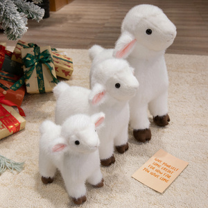 Peluche de Cabrito Blanco y Negro de Simulación, Lindo Peluche de Animal, Regalo para Niños, Personalizado y al por Mayor - Product Image 5