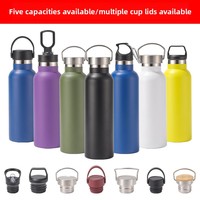 Gourde isotherme portable en acier inoxydable de style transfrontalier, surdimensionnée, moderne et minimaliste, pour le sport et la course en extérieur