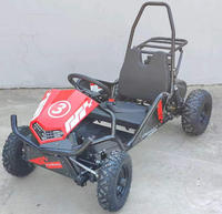 Buggy tout-terrain à essence K1 MINI 80cc pour enfants, karting JF152, moteur 4 temps refroidi par air, transmission par chaîne, double roues motrices, buggy des dunes